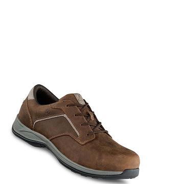 Red Wing ComfortPro Safety Toe Men's Oxfords Shoes Brown | ZA 18XYU